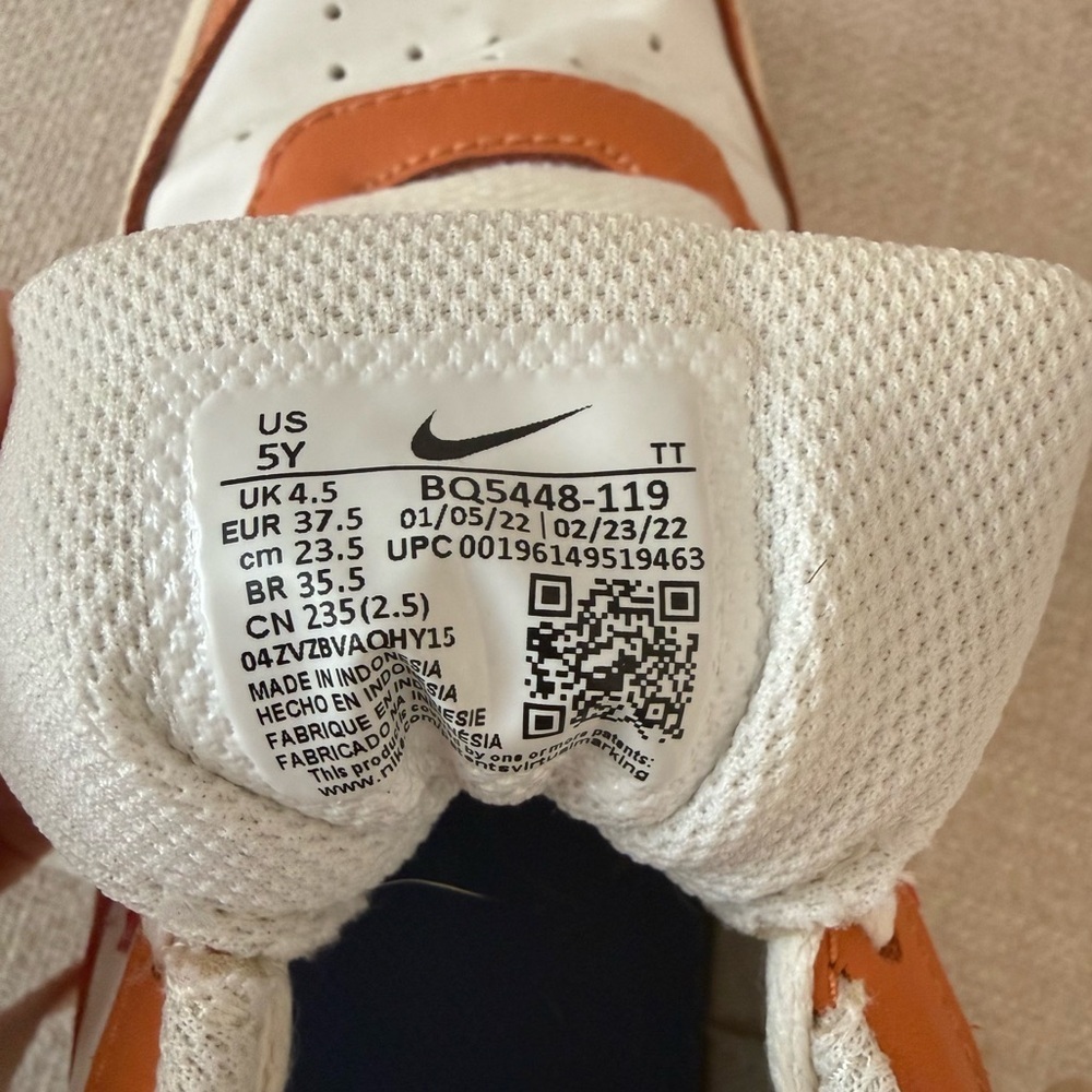 Nike Court Borough Sneakers in Orange and Red - Picture 8 of 10